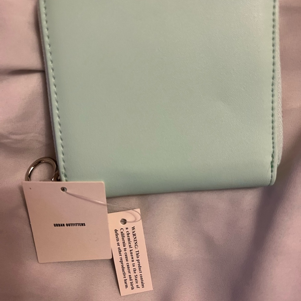 Urban Outfitters Mint Green Wallet with zipper closure - Picture 2 of 10